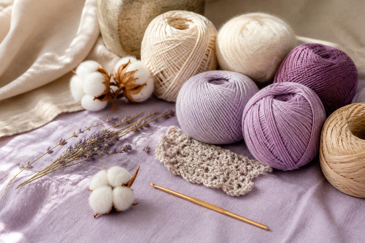 Matières nobles pour vêtements en crochet — Feni Privé